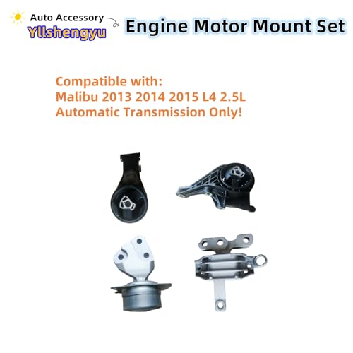 Engine Motor Transmission Mount Kit for Malibu 2013-2015 L4 2.5L - size: 2013-2015 Malibu L4 2.5L