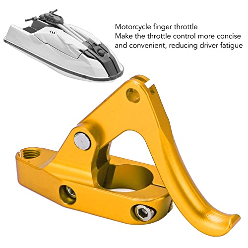 Finger Throttle Aluminum Alloy Thumb Lever for Jet Ski - color: Gold