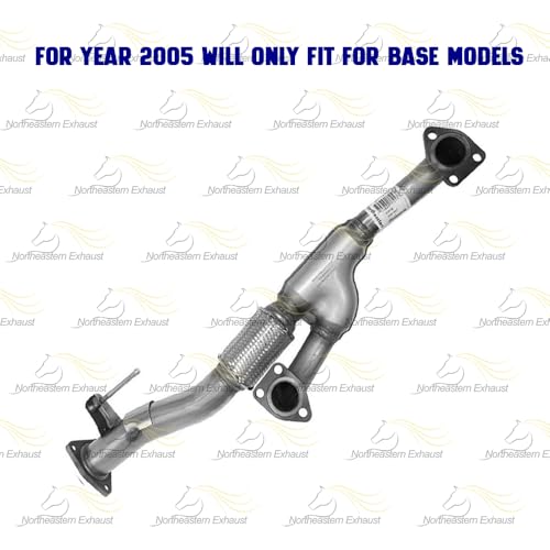 Exhaust Front Flex Y-Pipe Compatible for 2003-2007 Honda Accord 3.0L | Stainless Steel | Northeastern Exhaust | Free Gaskets and Bolt Kit Included | Direct-Fit Replacement
