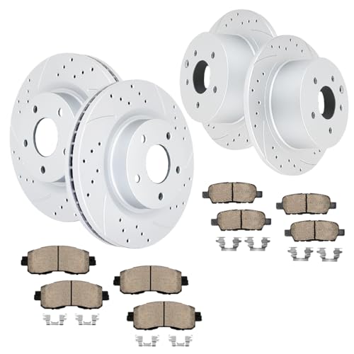 Acinoparts Front and Rear Brake Kit Replacement for Nissan Altima 2013-2025 - size: HMBK20501