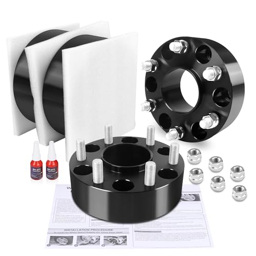FLYCLE 2 inch 6x5.5 Hubcentric Wheel Spacers for Silverado Sierra 1500 - size: 2 INCH