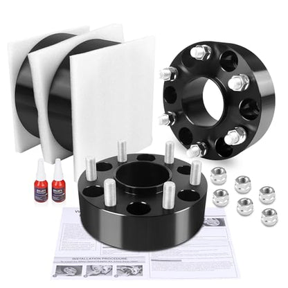 FLYCLE 2 inch 6x5.5 Hubcentric Wheel Spacers for Silverado Sierra 1500 - size: 2 INCH