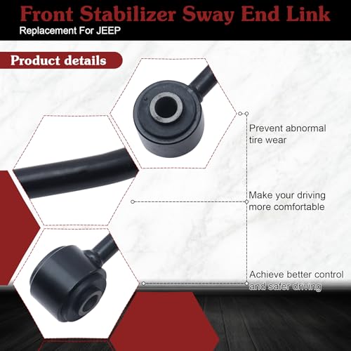 2* K7391 Front Sway Bar Link - Restore Jeep Off-Road Control - color: 2*K7391, size: Sway Bar Link