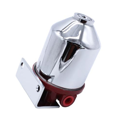 Inline Canister Large Fuel Filter Frame 3/8 NPT Inlet Outlet Racing 10 Micron