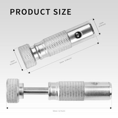 968RB Valve Stem Removal & Installation Tool | Rapid & Safe Deflation | Fits Standard Size Valve Stems for Aircraft Tires, Shock Struts & Tubeless Tires