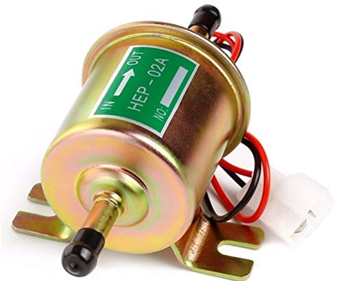 YONEDA Electric Fuel Pump, 12V Low Pressure Inline Universal Fuel Pump - color: HEP02A
