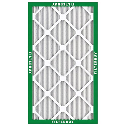 Filterbuy 12x20x2 Air Filter MERV 8 Dust & Allergy Defense (4-Pack) - size: 12x20x2