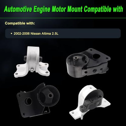 Engine Motor Mount Compatible with 2002-2006 Nissan Altima 2.5L - size: 2002-2006 Nissan Altima 2.5L