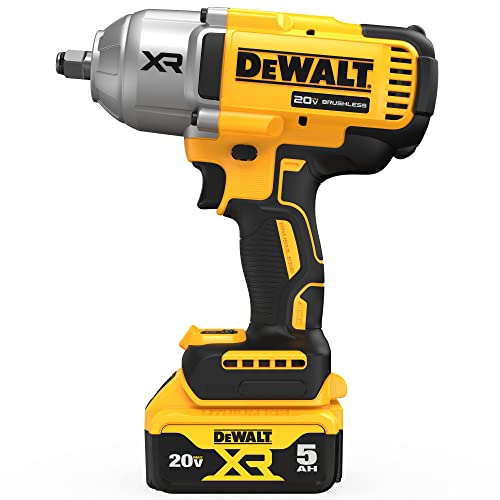 DEWALT DCF900P1R 20V MAX XR 1/2 in. Cordless Impact Wrench Kit (Renewed)