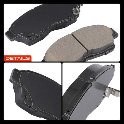 A-Premium Front Ceramic Brake Pads Compatible with Toyota & Geo