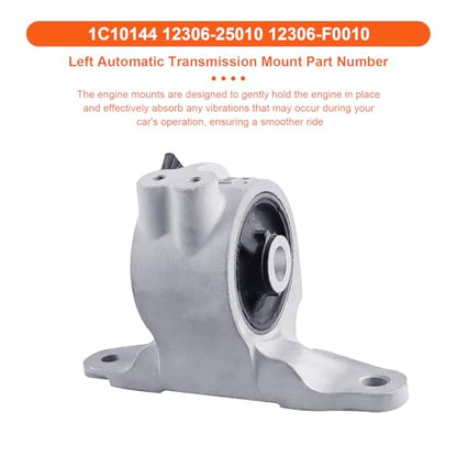 Engine Motor Mount Compatible with Toyota Camry 18-23/ Avalon 19-22 L4 2.5L,Lexus ES300H 19-25 L4 2.5L, Replacement for A42125HY A42126HY A42123 A42127,Set of 4 - size: Camry 2.5L 18-23