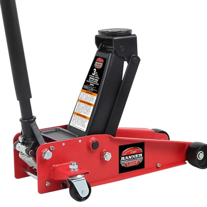 Blackhawk Banner 3 Ton Floor Jack - Service Jack Car Lift Heavy Duty Hydraulic Jack for Car Truck Jeep