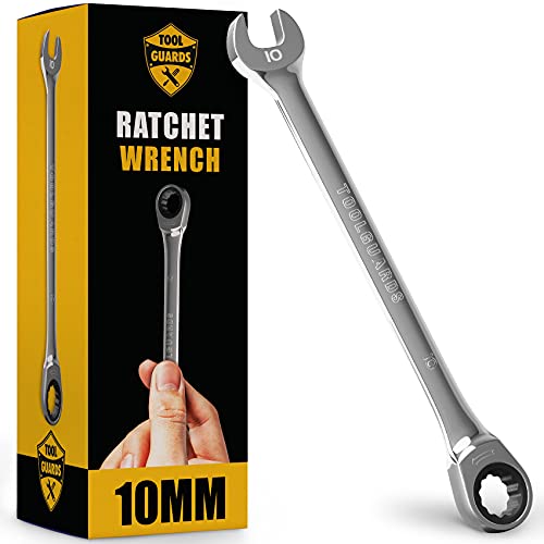 Ratcheting Wrench - Slim Profile - Ratchet Wrench, 10 mm Wrench - size: 10 mm