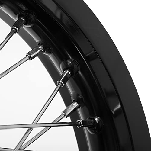 TOFR CNC 12"x2.15" Front Wheel Rim for Sur-Ron Surron Light Bee X LBX - color: Black, size: 12" Front