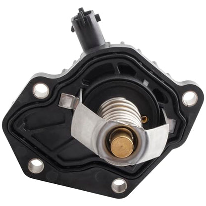 BOXI 902-2122 Engine Coolant Thermostat Housing Assembly Fits for Buick Cascada 2016 2017 2018 2019 L4 1.6L / Replaces 55492938 990-181