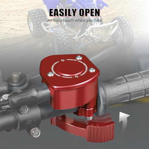 NICECNC Gas Lever Control Kit Throttle Assembly, Red - color: red