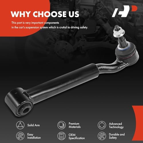 A-Premium Front Right Rearward Lower Control Arm, with Ball Joint & Bushing