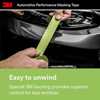 3M Automotive Performance Masking Tape , 36 mm x 32 m, 6/case - size: 36 mm x 32 m