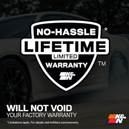 K&N Cold Air Intake System: High-Flow Air Filter, Increase Performance & Acceleration: Compatible with 2011-2023 Chrysler/Dodge: 300, Challenger, Charger, 63-1565 - style: High-Flow