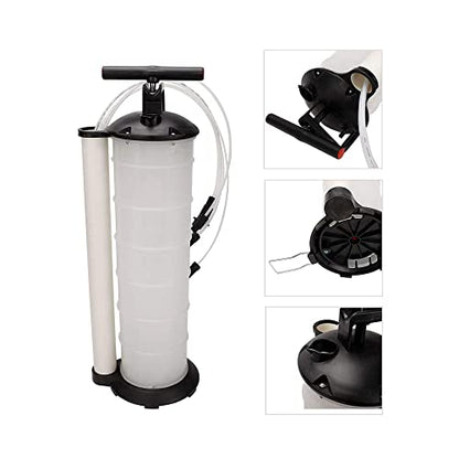 7 Liter Oil Changer Vacuum Fluid Extractor Manual Hand Operated Transfer Tank