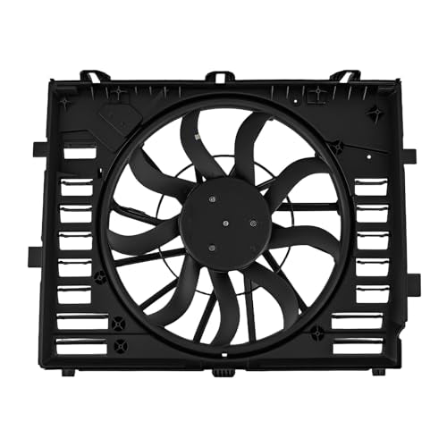 maXpeedingrods Electric Radiator Cooling Fan Assembly Fits for Volkswagen Touareg 2012-2017, 7P0121203H 7P0121207B 7P0121203K