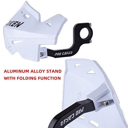 Universal Hand Guards for 7/8" 22mm 1 1/8" 28mm Bar - color: White
