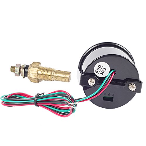 ESUPPORT Car 2" 52mm Digital Water Temp Gauge Temperature Meter Kit - color: Water Temp Gauge