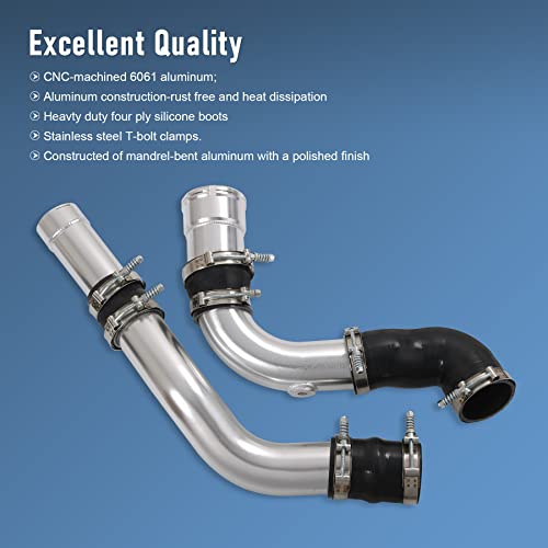 Intercooler Pipe Boot Kit For 6.7L F250/F350/F450 2011-2016 Powerstroke - size: Flow Hot & Cold Side Intercooler Pipe Boot Kit