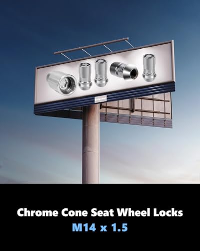 Wheel Lock M14 x 1.50 - Replacement for Ford EK4Z-1A043-A - size: EK4Z-1A043-A