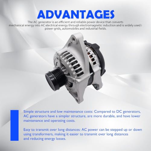 11402N Alternator Compatible with Toyota & Scion Models - size: 11402N