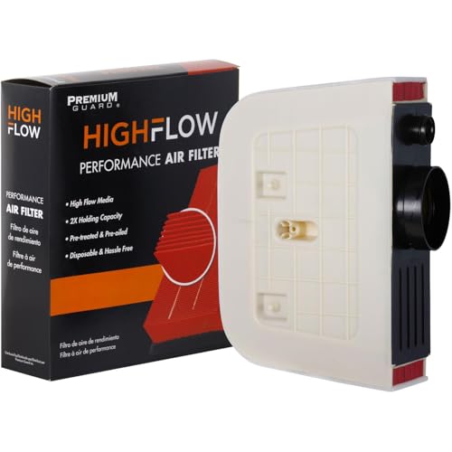 HIGHFLOW PA99826X High Performance, Pre-Oiled Disposable Engine Air Filter | Fits 2016-2019 Audi Q7 3.0L; 2023-2026 Q7 2.0L - size: HIGHFLOW