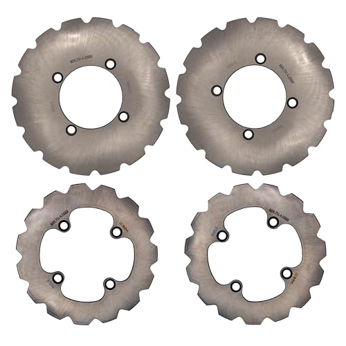 Traild Ceramic Brake Pad & Rotor Kit for CFMoto UForce 2022-2026 Full Set - style: 6-Seater Ceramic Pad & Rotor Set
