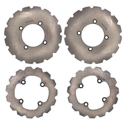 Traild Ceramic Brake Pad & Rotor Kit for CFMoto UForce 2022-2026 Full Set - style: 6-Seater Ceramic Pad & Rotor Set