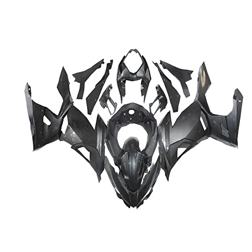 US STOCK Carbon Fiber Look Fairing Fit for 2018-2023 Ninja 400 EX400 - color: 021 Carbon Fiber Look