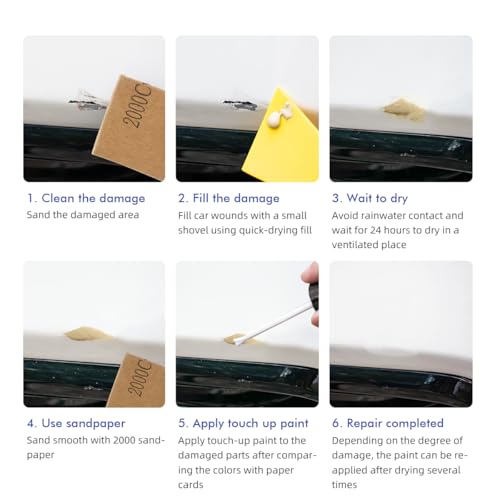 1G3 Magnetic Gray Metallic Touch Up Paint for Toyota Car - color: Magnetic Gray Metallic (1G3)