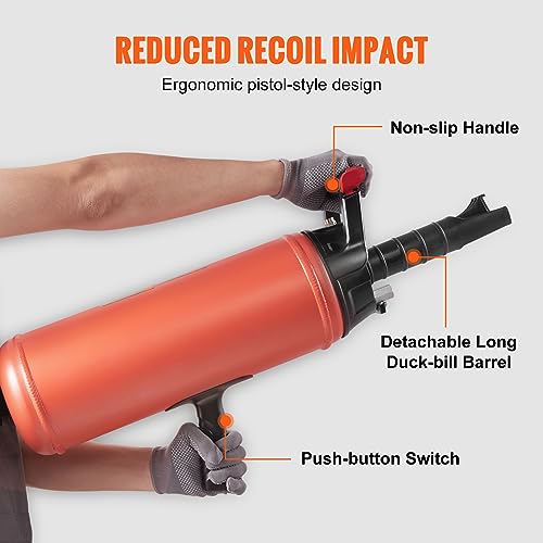 VEVOR Tire Seater, 2.4 Gal/9 L Air Tire Blaster, 150 PSI Handheld Portable Tire Inflator Tool, 87-116 PSI Operating Pressure for Tractor Truck ATV Car and Automobile Repair - size: 2.4 Gal/9 L