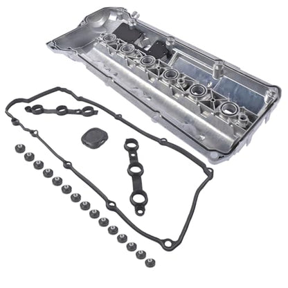 11121703341 Aluminum Valve Cover Replacement for BMW Series 3 E46 325i 330Ci 330i 328i E39 528i E53 X5 E36 E37 M54 N52 M52 OE# 11-12-1-703-341 Weonefit - size: 11121703341