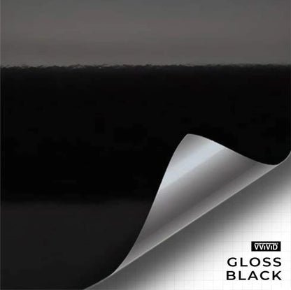VViViD Gloss Vinyl Detailing Wrap Tape 2" x 20ft DIY Roll (Gloss Black) - color: Gloss Black