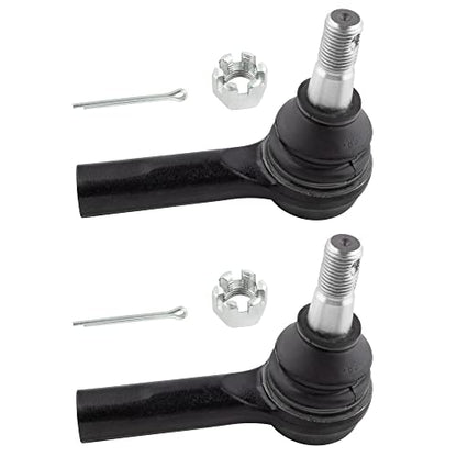 BOXI 6pc Complete Suspension Kit Tie Rod Ends + Sway Bars Fit for Infiniti QX4 1997-2003 / for Nissan Pathfinder 1996-2004 / K90659 ES3466 EV396