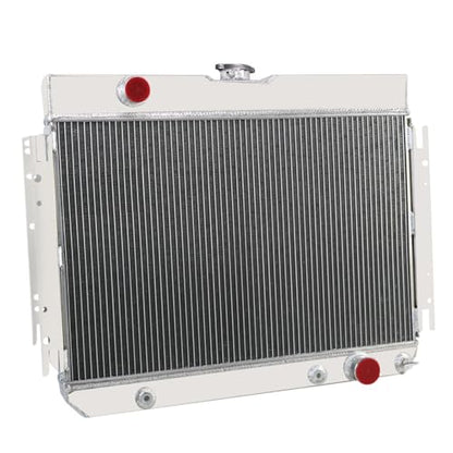 3 Row All Aluminum Radiator compatible with 1963-68 Chevy Bel Air/Impala/Biscayne El Camino - size: 3 Row Radiator