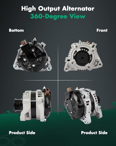 SCITOO 12V 155Amp New Alternator Fits for Lexus for NX200t 2.0L 11944 - size: Small, style: 11944 Alternator