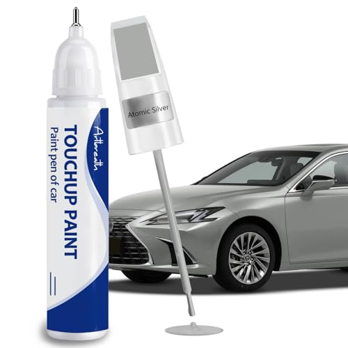 Atomic Silver 1J7 Touch Up Paint for Lexus OEM Color Match Car Paint Pen - color: Atomic Silver（1J7）