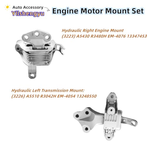 Engine Motor Transmission Mount Kit for Cruze 2011-2017 - size: Cruze 2011-2015 1.4L