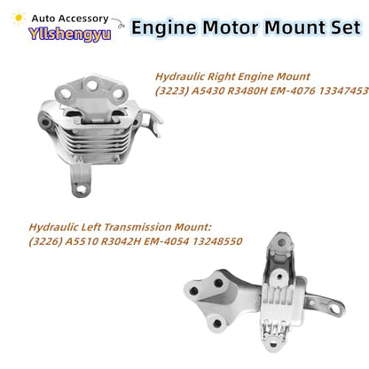 Engine Motor Transmission Mount Kit for Cruze 2011-2017 - size: Cruze 2011-2015 1.4L