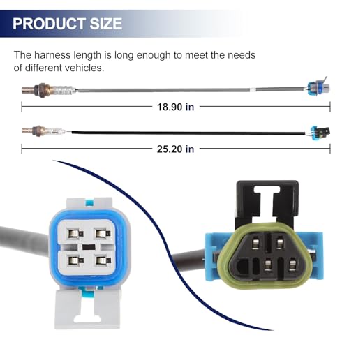 O2 Sensor Upstream and Downstream for Chevy, for GMC Sierra for Cadillac