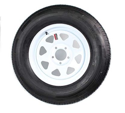eCustomrim Radial Trailer Tire Rim Assembly ST205/75R15 Load Range C 5 Lug