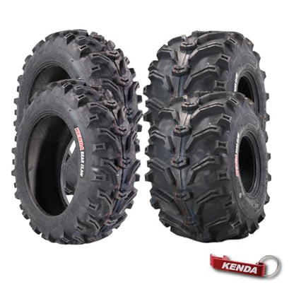 Kenda Bear Claw Front 22x7-11 & Rear 22x12-8 ATV, UTV, or SXS Tires - size: 22x7-11 & 22x12-8