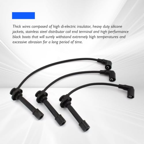 Spark Plug Wire Kit Compatible with John Deere 825i, 825i S4 - style: MIA11724