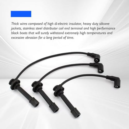 Spark Plug Wire Kit Compatible with John Deere 825i, 825i S4 - style: MIA11724