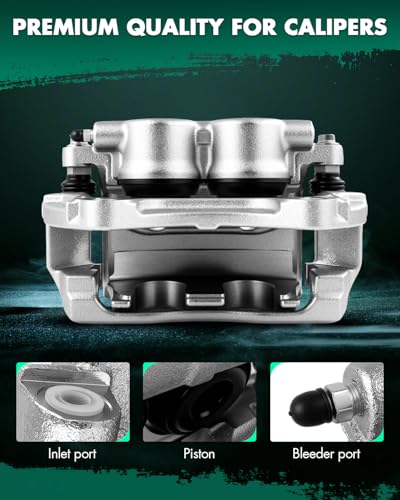 SCITOO - Front Disc Brake Calipers Assembly w/Bracket For Cadillac - size: Front[18B5288 & 18B5289]